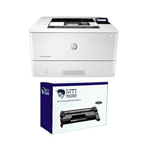 MICR Toner International Laser M404dn Check Printer Bundle with 1 MTI CF258A 58A Magnetic Ink Toner Cartridge (Pack of 2)