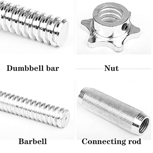 XINQITE 110 LBs Adjustable Dumbbells Barbell Weights Set with Bar, for Indoor Body Workout Fitness Beginners Friendly, Home Gym Lifting Dumbbells Strength Training Equipment (Black-110lbs)