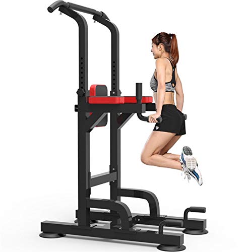 SJNQJJ Pull Ups Strength Training Equipment Strength Training Dip Stands with Boxing Ball Design Multi-Function Home Gym Fitness Strength Equipment