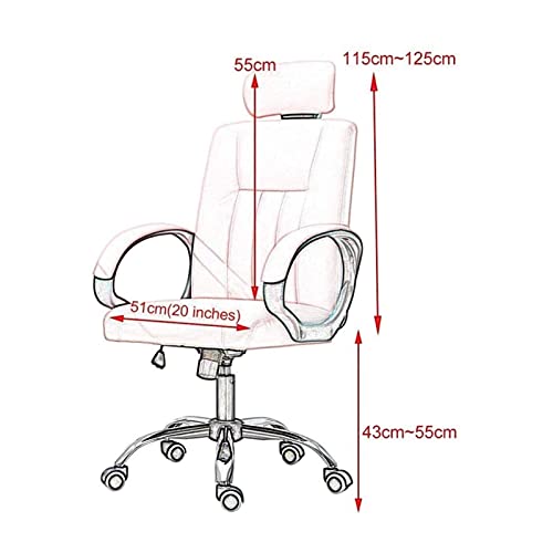 UsmAsk Office Chairs - Brown Executive Computer Desk Chair