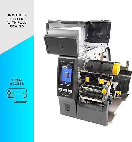 Ybpitt ZT411 Industrial Printer - 300 dpi, Thermal Transfer/Direct Thermal, Peeler, Serial/USB/Ethernet/Bluetooth 4.1 - 4" Print Width