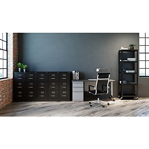 Lorell Fortress Commercial File Cabinet, Black