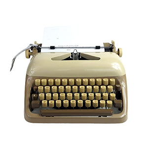 Amdsoc Mechanical English Typewriter - Vintage Collectible - 32x32x13CM