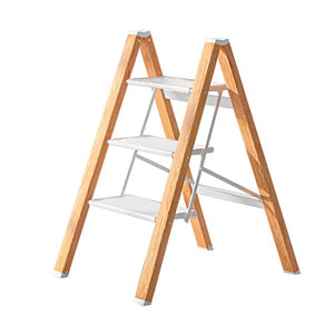 Ladder Chair Small Folding Herringbone Aluminum Alloy Three-Step (Size: Three Steps)