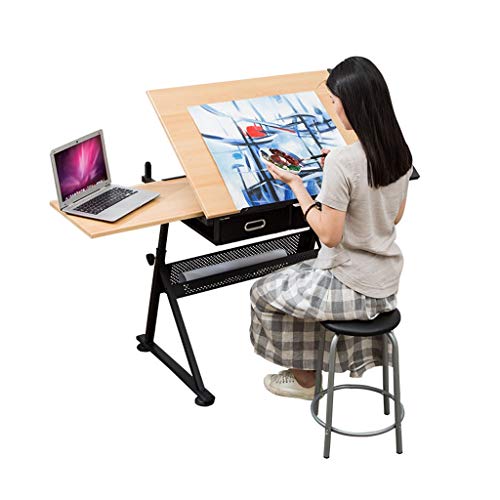 JDkilp Artist Table,with Adjustable Height for Art Design Drawing Writing Painting Crafting Drafting Work and Study