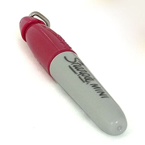 Sharpie Mini Permanent Markers, Fine Point, Magenta, Pack of 12