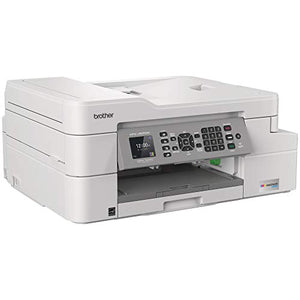 Brother MFC-J805D INKvestment Tank All-in-One Wireless Color Inkjet Printer for Office - Print Copy Scan Fax - 12 ppm, 6000 x 1200 dpi, Auto Duplex, up to 1-Year of Ink in-Box, Tillsiy Printer Cable