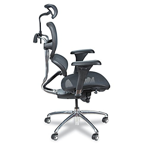 Balt Butterfly Ergonomic Executive Office Chair, Blach Mesh High Back, 48-51"H x 28"W x 24"D (34729)