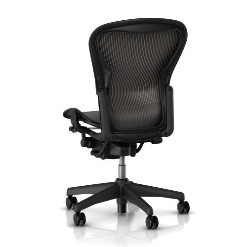 Herman Miller Classic Aeron Task Chair: Standard Tilt - Armless - Standard Carpet Casters