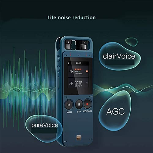 Language Translator Device with Recording and Transcription in 20 Languages | Standby Time Up to 20 Days | Meetings and Learning (Black)