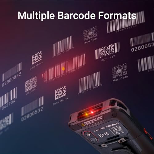 SVANTTO Android Barcode Scanner, Android 10 Handheld Computer, 1D/2D/QR Scanner, WiFi BT Communication
