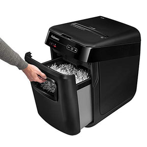 Fellowes AutoMax 150C 150-Sheet Cross-Cut Auto Feed Shredder with Jam Protection for Hands-Free Shredding (4680001)