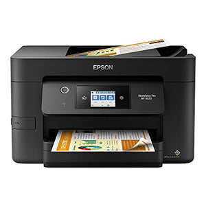 Epson Workforce Pro WF-3819 All-in-One Wireless Color Inkjet Printer - Print Scan Copy Fax- 21 ppm, 4800 x 2400 dpi, 2.7" Touchscreen, Auto 2-Sided Printing, 35-sheet ADF, 250-Sheet Capacity, Ethernet
