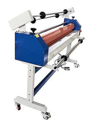 TECHTONGDA 63 Inch Cold Roll Laminator Semi Auto Electric Manual Vinyl Photo Film Laminating Machine