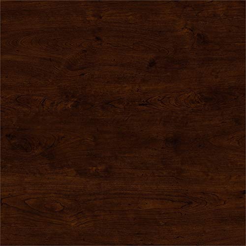 Kathy Ireland Office Ironworks 48W Writing Desk and Pedestal in Cherry