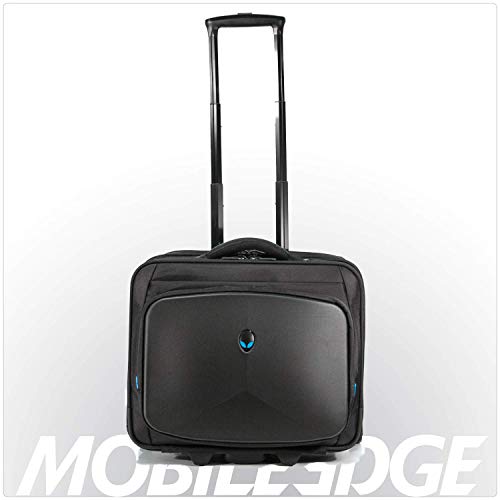 Mobile Edge Alienware Vindicator Bag Rolling Laptop Case 13 Inch to 17 Inch Black AWVRC1