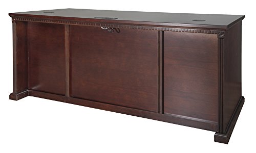 Martin Furniture Huntington Club 68" Double Pedestal Executive Desk, Fully Assembled
