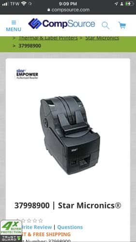 Star Micronics TSP1000 TSP1045L Receipt Printer