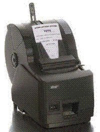 Star Micronics Thermal Printer with Cutter, Serial, Gray - 80mm Paper, Large Roll Capacity