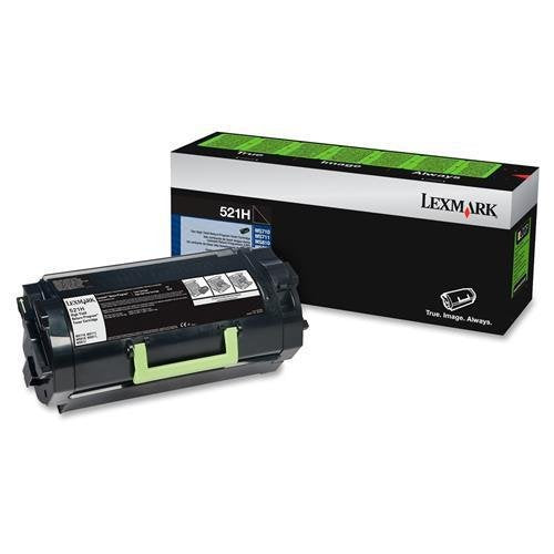 Lexmark - Toner,521H,Rtn Prg,Hy,Bk