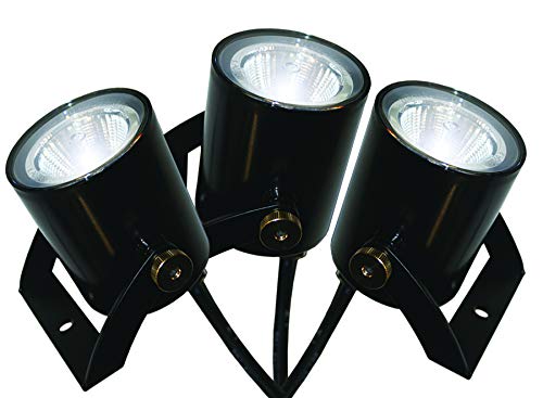 Kasco Marine Waterglow Fountain LED Light Kit, Composite Housing, 3 Fixtures - 50' Cord, 11 Watt Fixtures