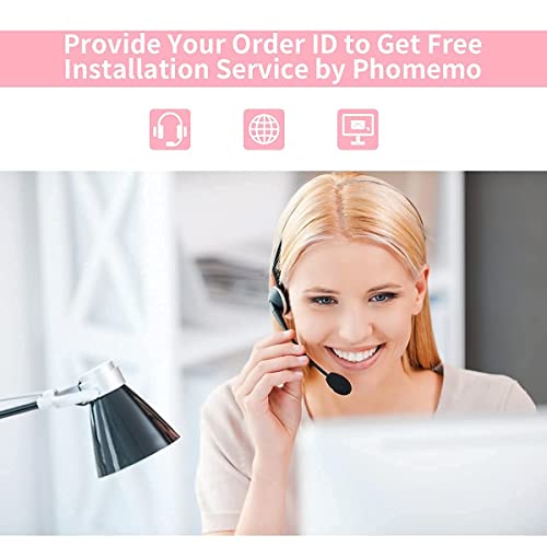 Phomemo Thermal Label Printer, with Label Holder and Pack of 2 Roll of 250 4x6 Roll Labels, Pink Direct USB Thermal 4×6 Shipping Label Printer Maker, PM-246s Series