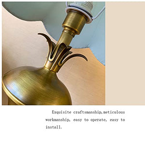 WENMENG2021 Brass Floor Standing Lamp for Bedroom Living Room Kitchen Office - Modern Upright Floor Light