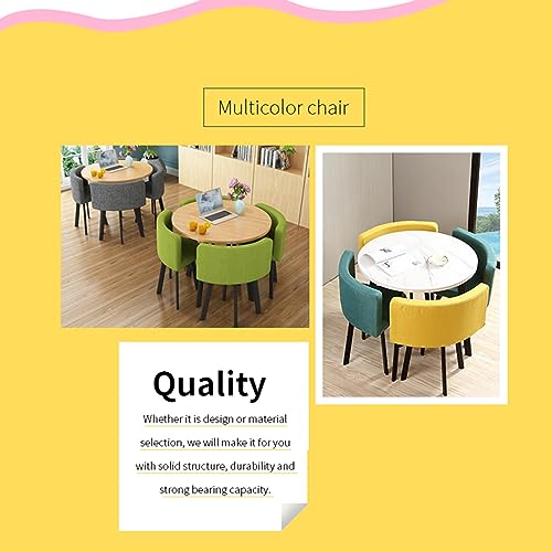 HARELA Kitchen Breakfast Bar Table and Chair Set - Orange