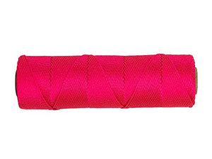 SGT KNOTS #18 Braided Mason Line - Nylon Masonry String, DIY Projects, Crafting, Commercial, & Gardening (48Case, 500ft, FluorescentPink)