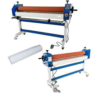 PreAsion 51 Inch Electric Manual Cold Roll Laminating Machine with Film - Commercial Grade