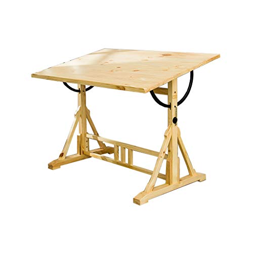 Adjustable Drawing Craft Table,with Adjustable Height for Art Design Drawing Writing Painting Crafting Drafting Work and Study