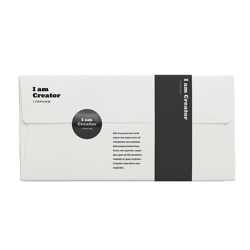 2000 Pack Custom Invitation Thick Paper Envelope Bronzing Printing Logo Retro Creative Special Paper Invitation Design for Business Office Letters Standard Mailing