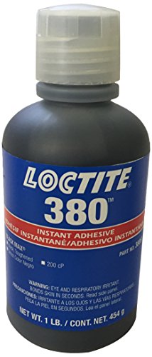 Loctite 135424 Black Max 380 Cyanoacrylate Adhesive Liquid, 1 lb Bottle