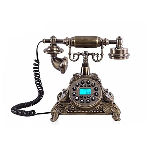 Retro Landline Telephone with Caller ID Speaker Backlit