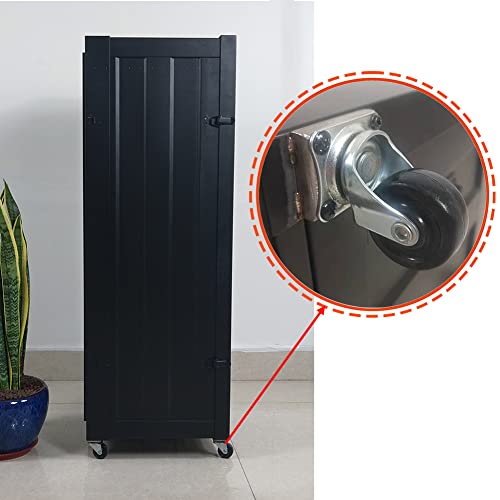 Trade Show Carry case Holds Equipment and Accessories for Conference Exhibition and Travel Double Straps for Pop Up Backdrop Frame (Box)