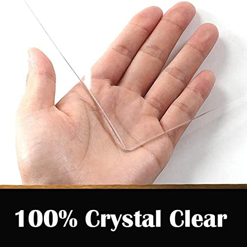 KUAIE Transparent Office Chair Mat for Carpet - Waterproof Scratch Resistant PVC Plastic Mat, 42 Sizes