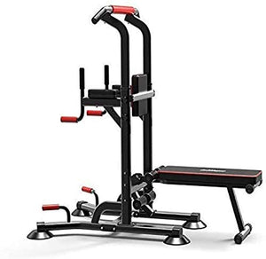 DSWHM Fitness Equipment Strength Training Equipment Strength Training Dip Stands Power Tower Heavy Duty Gym Power Multifunction Support for Diving Pull Up Chin Up Home Training Strength Tower