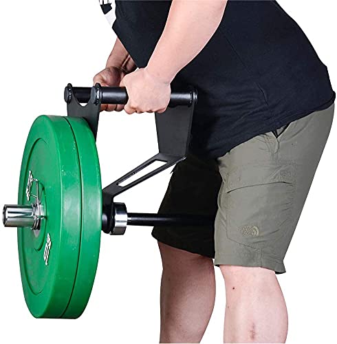 XIAOER T Bar Row Straight Grip Landmine Handle, Portable Home Arm Strength Training Exerciser, Multifunction Gym Strength Training Equipment, Shoulders and Back Exercise
