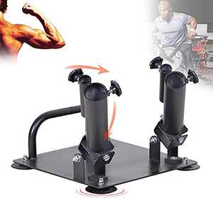 XIAOER 360 Degree Rotation Barbell T-Bar Row Plate Post Landmine, Core Strength Training Equipment for Back Muscle Training