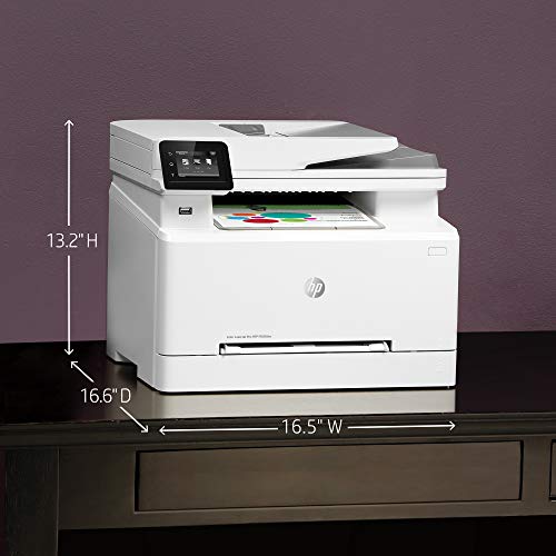 HP Color Laserjet Pro M283fdw Wireless All-in-One Laser Printer, Remote Mobile Print, Scan & Copy, Duplex Printing (7KW75A)