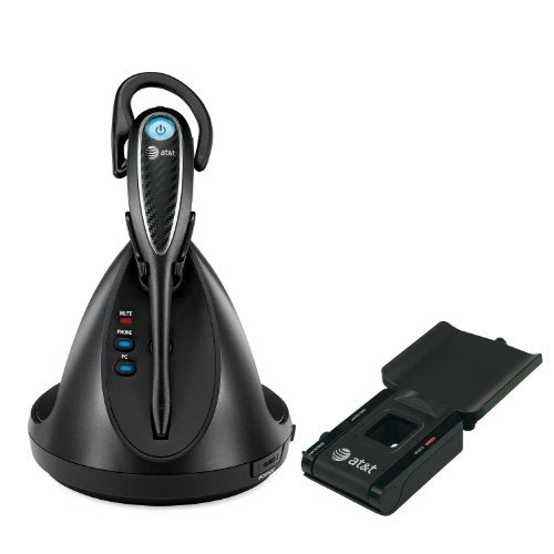 AT&T TL7812 DECT 6.0 Cordless Headset and Handset Lifter Landline Telephone