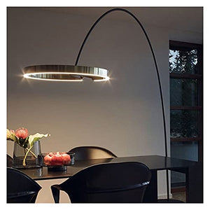 None Floor Lamp Large Luxury Fishing Lamp Alloy Lamp Shade LED Light Source Postmodern Floor Lamp