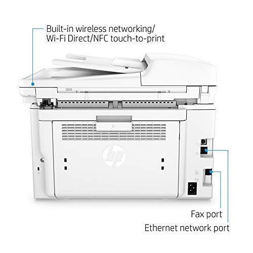 HP Laserjet Pro MFP M227fdw Printer, White (Certified Refurbished)