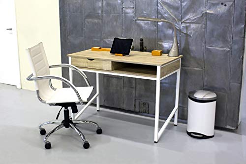 Safco Products 3456WH Flaunt Managers Leather Chair, White