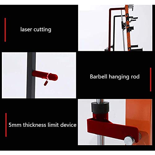 COUYY Squat Rack Weightlifting cage Barbell Bench Press Gantry Squat Rack Anti-Balance Comprehensive Training Equipment Fitness Equipment Strength Training