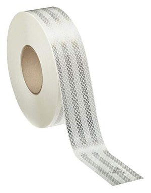 3M Diamond Grade 983-10NL ES White Reflective Tape - 6 in Width x 0.014 to 0.018 in Thick - 30881 [PRICE is per ROLL]