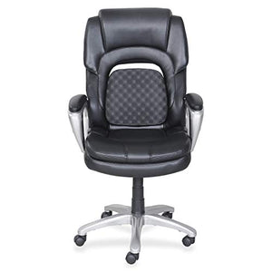 Lorell 47422 Wellness by Design Chair, 46.8" x 26.8" x 30", Black