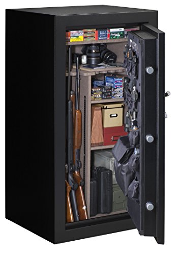 Stack-On A-40-MB-E-S Armorguard 40-Gun Safe with Electronic Lock, Matte Black