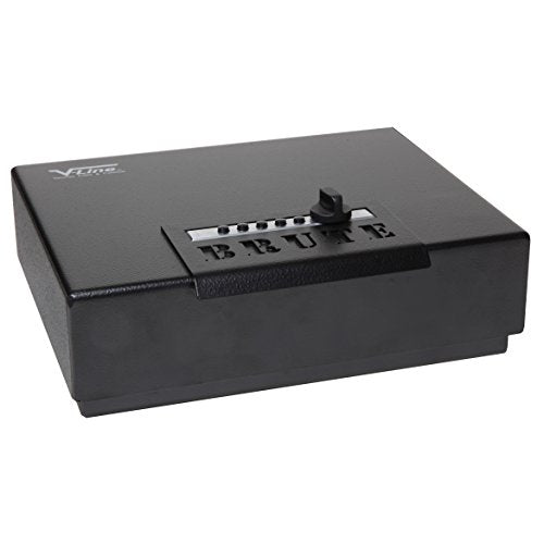 V-Line Brute Heavy Duty Safe with Quick Access Lock, Black