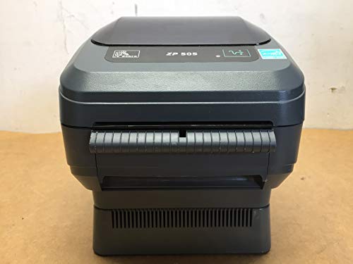 #S6B Zebra ZP 505 ZP505-0503-0020 Printer W/New Adapter, Cord & USB Cable